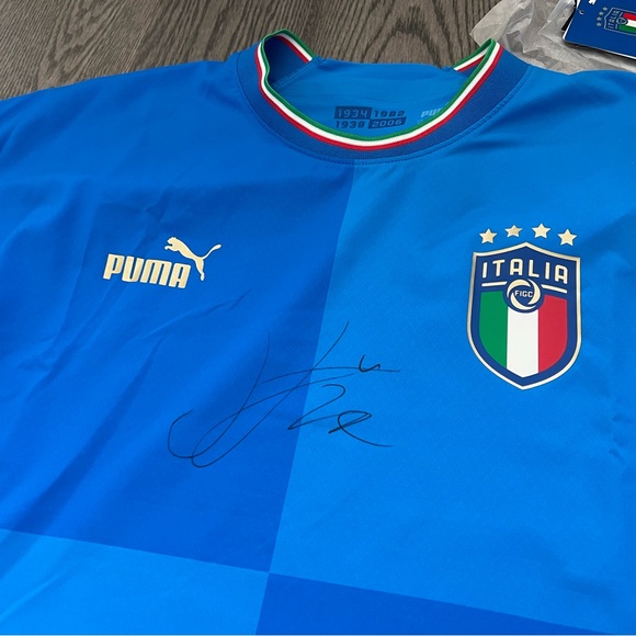Italy Boxed Authentic Jersey 2022/2023 Insigne Autograph - Picture 2 of 8
